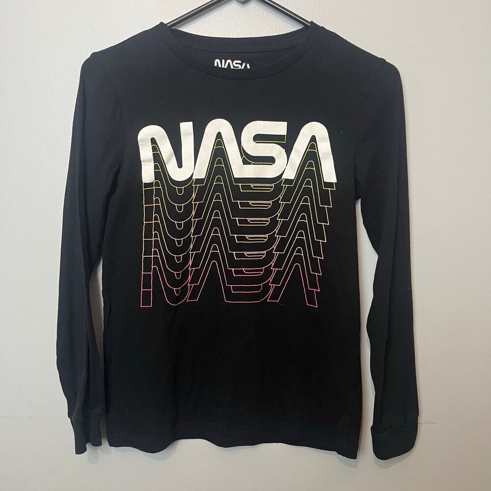 NASA Kids Large Long Sleeved Shirt Space graphic tee